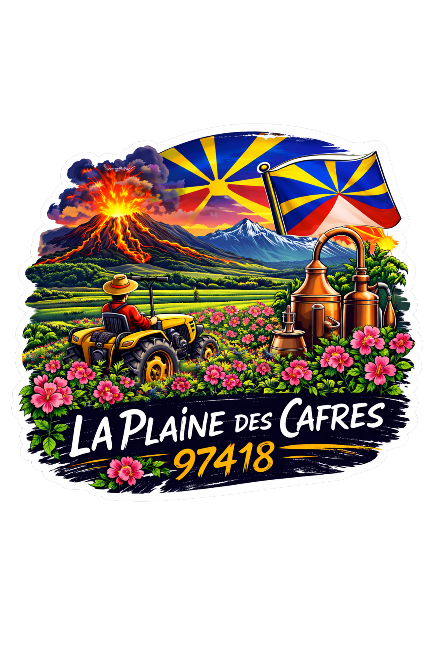 Sticker 974 MS Kréation