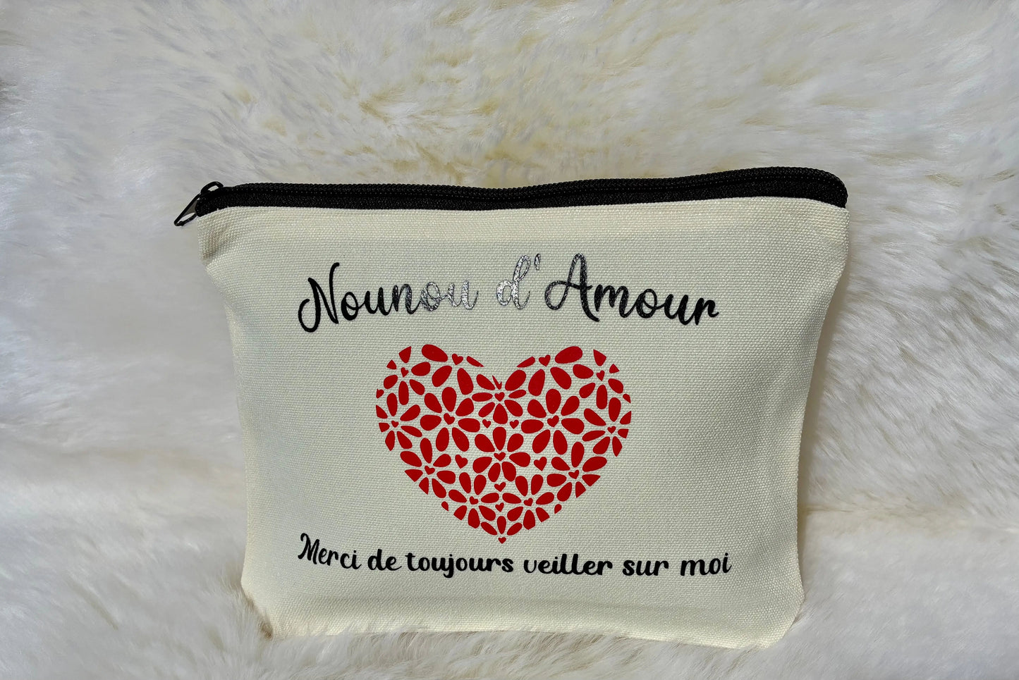 Cadeaux maîtresse ou ATSEM - Lot Tote Bag + Trousse MS Kréation