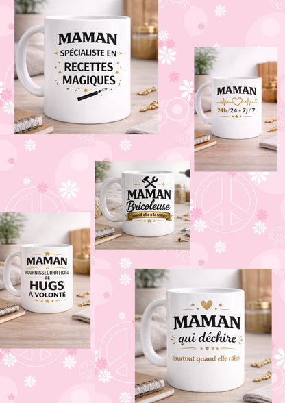 Tasse Fête des Mères Personnalisée – Cadeau Maman Original | MS Kréation