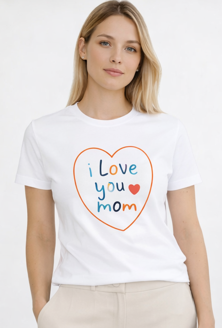 T-shirt Fête des Mères Personnalisé — Cadeau Maman Artisanal