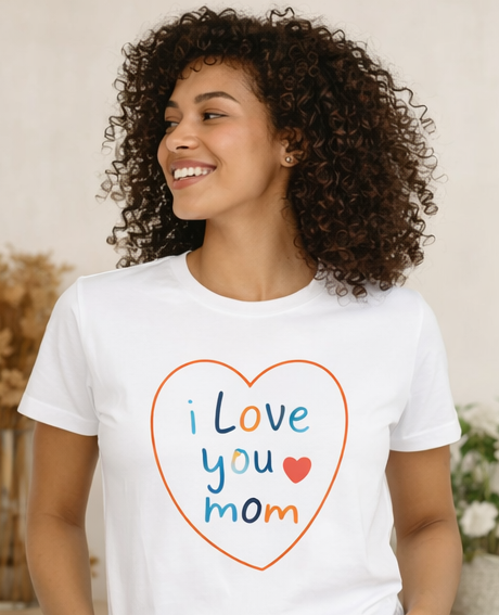 T-shirt Fête des Mères Personnalisé — Cadeau Maman Artisanal