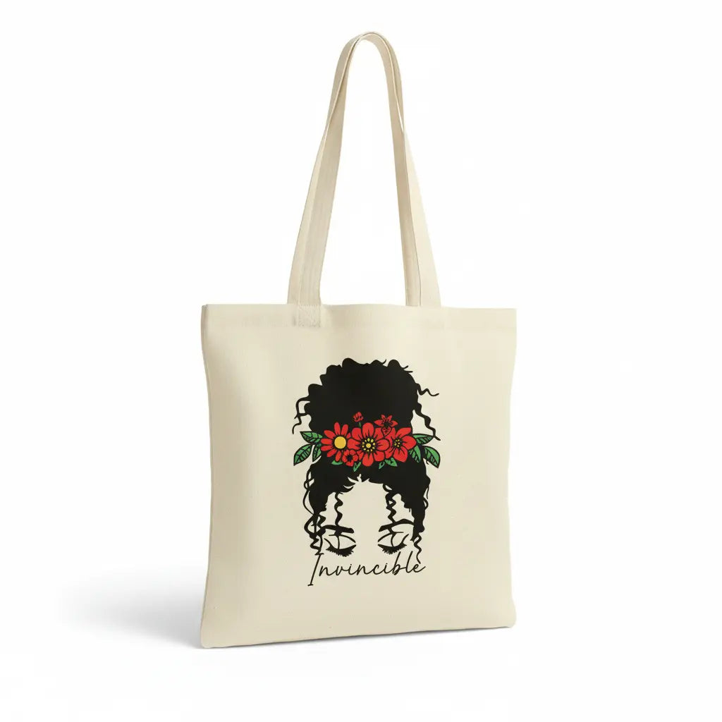Tote Bag « Invincible » – Collection Femme Forte MS Kréation