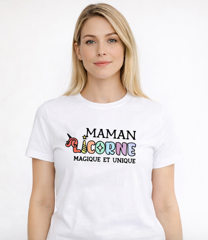 T-shirt Fête des Mères Personnalisé — Cadeau Maman Artisanal