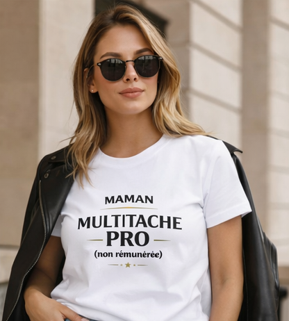 T-shirt Fête des Mères Personnalisé — Cadeau Maman Artisanal