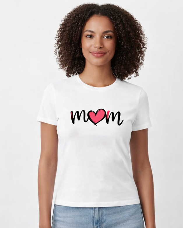 T-shirt Fête des Mères Personnalisé — Cadeau Maman Artisanal