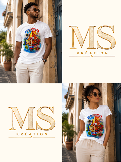 T-shirt Groupe Sanguin 974 – R+R