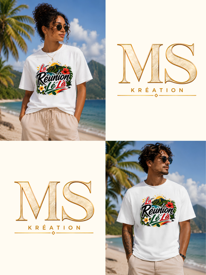 T-shirt La Réunion Lé Là