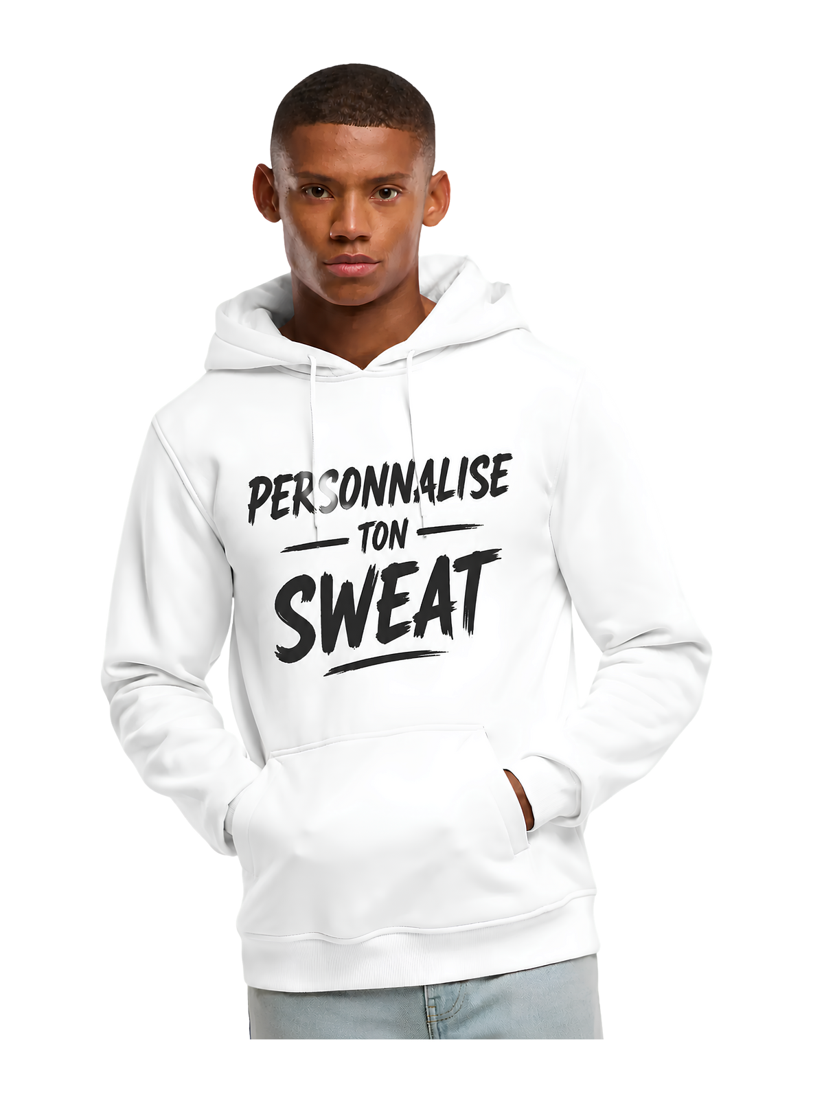 Sweat à capuche personnalisable unisexe – MS Kréation