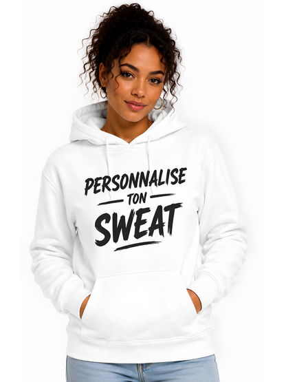 Sweat à capuche personnalisable unisexe – MS Kréation