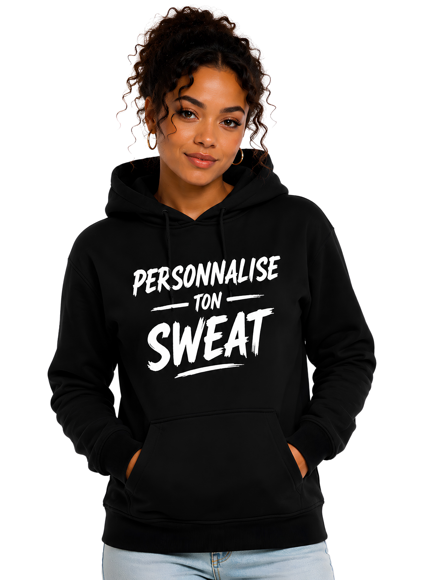 Sweat à capuche personnalisable unisexe – MS Kréation