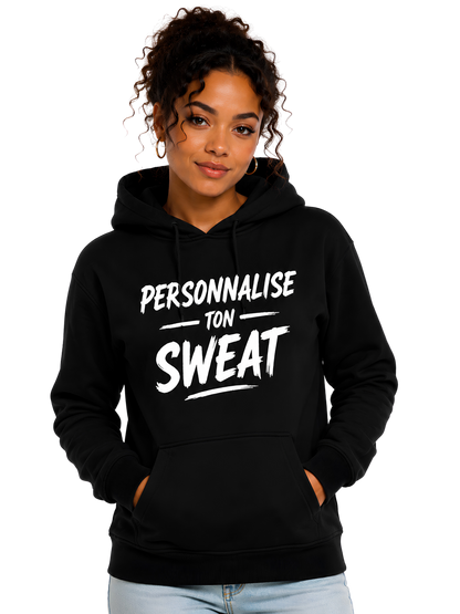 Sweat à capuche personnalisable unisexe – MS Kréation