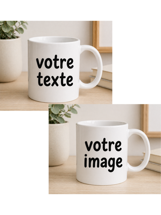 Tasse "À personnaliser"