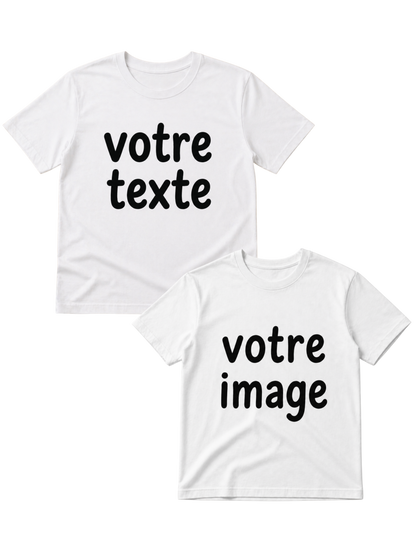 T-shirt "À personnaliser"