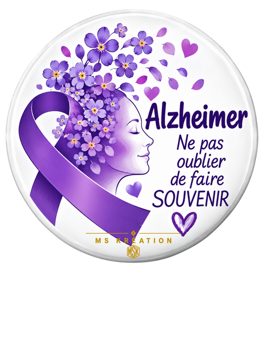 Badge Alzheimer – Sensibilisation & soutien