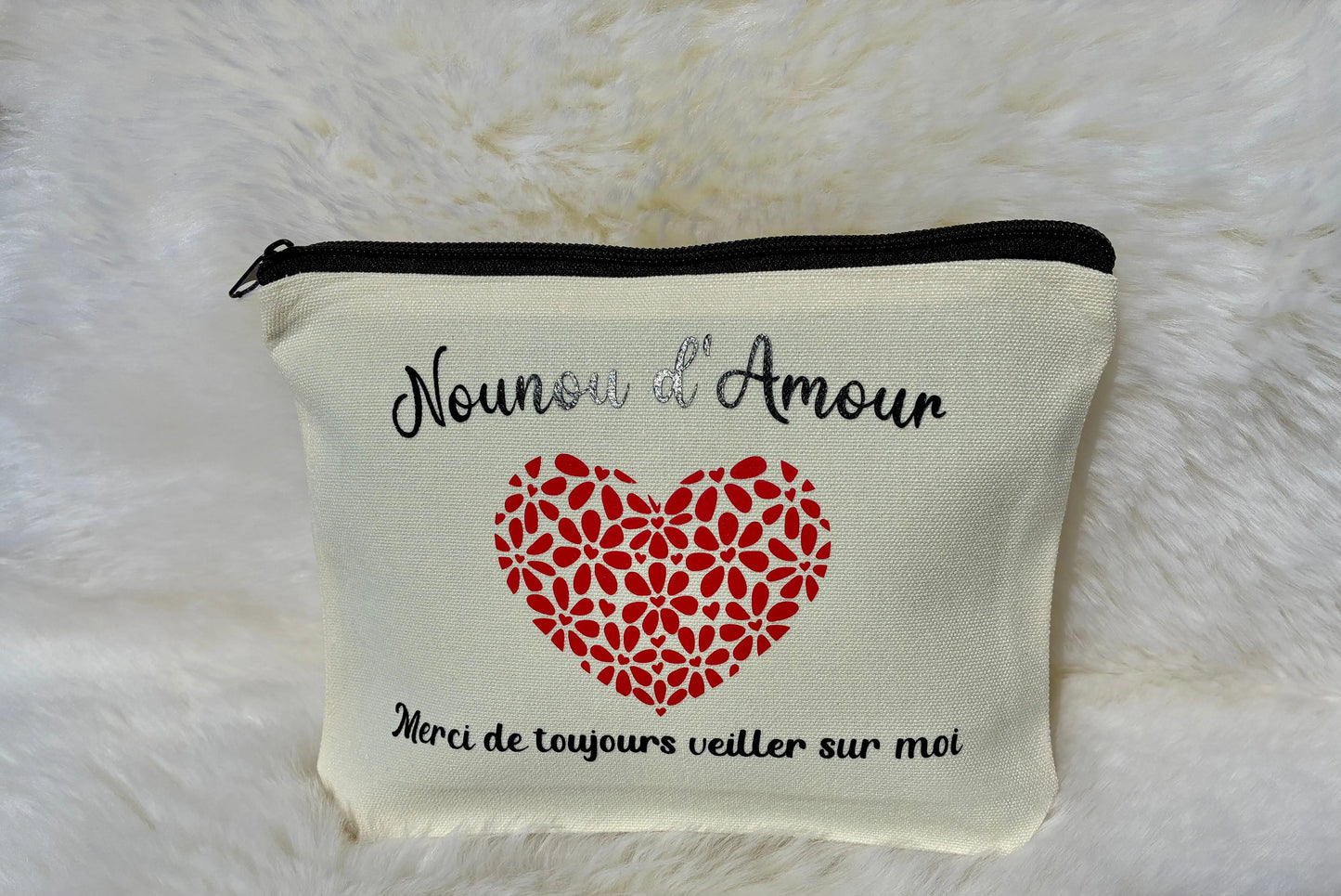 Cadeaux maîtresse ou ATSEM - Lot Tote Bag + Trousse MS Kréation