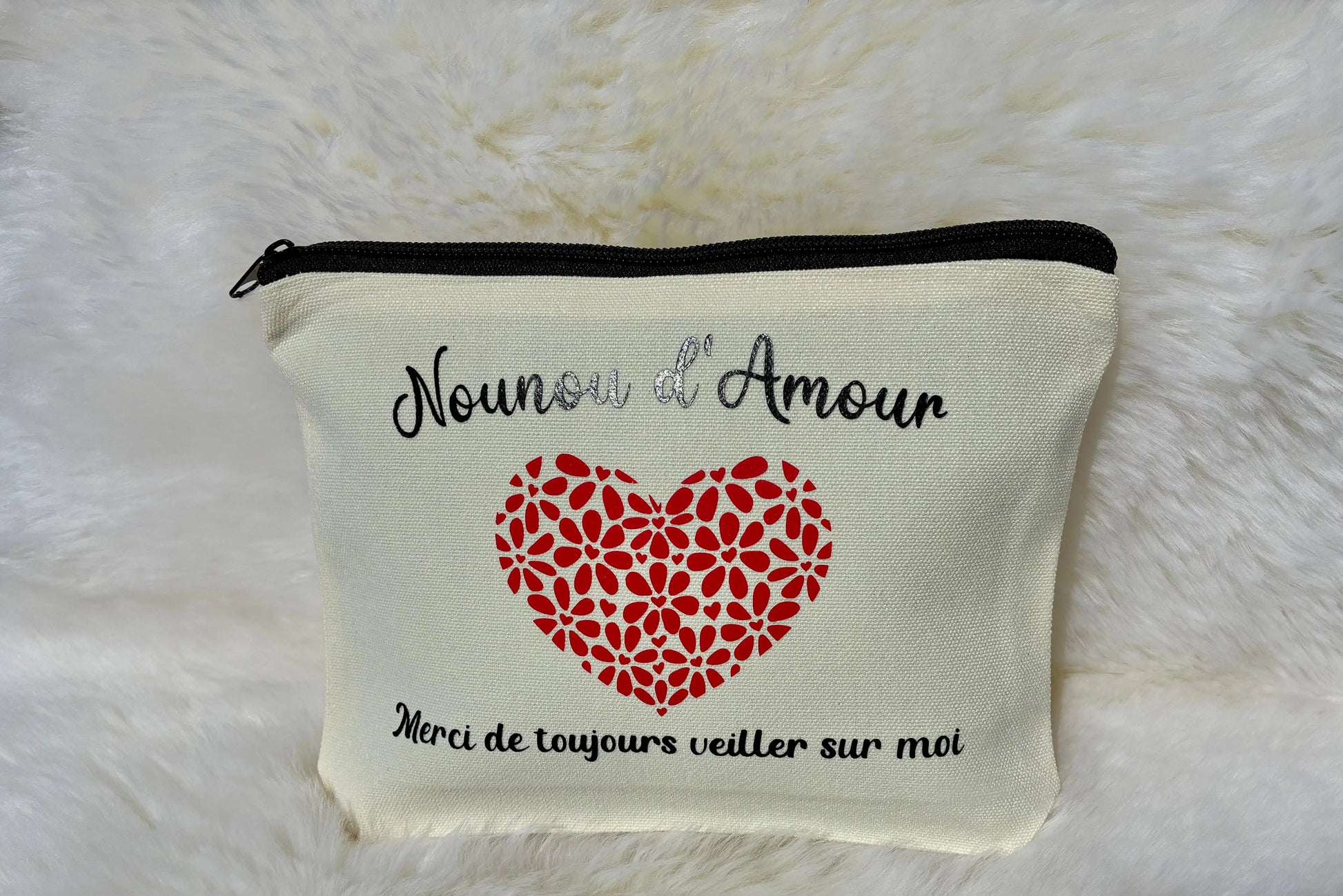 Cadeaux maîtresse ou ATSEM - Lot Tote Bag + Trousse MS Kréation